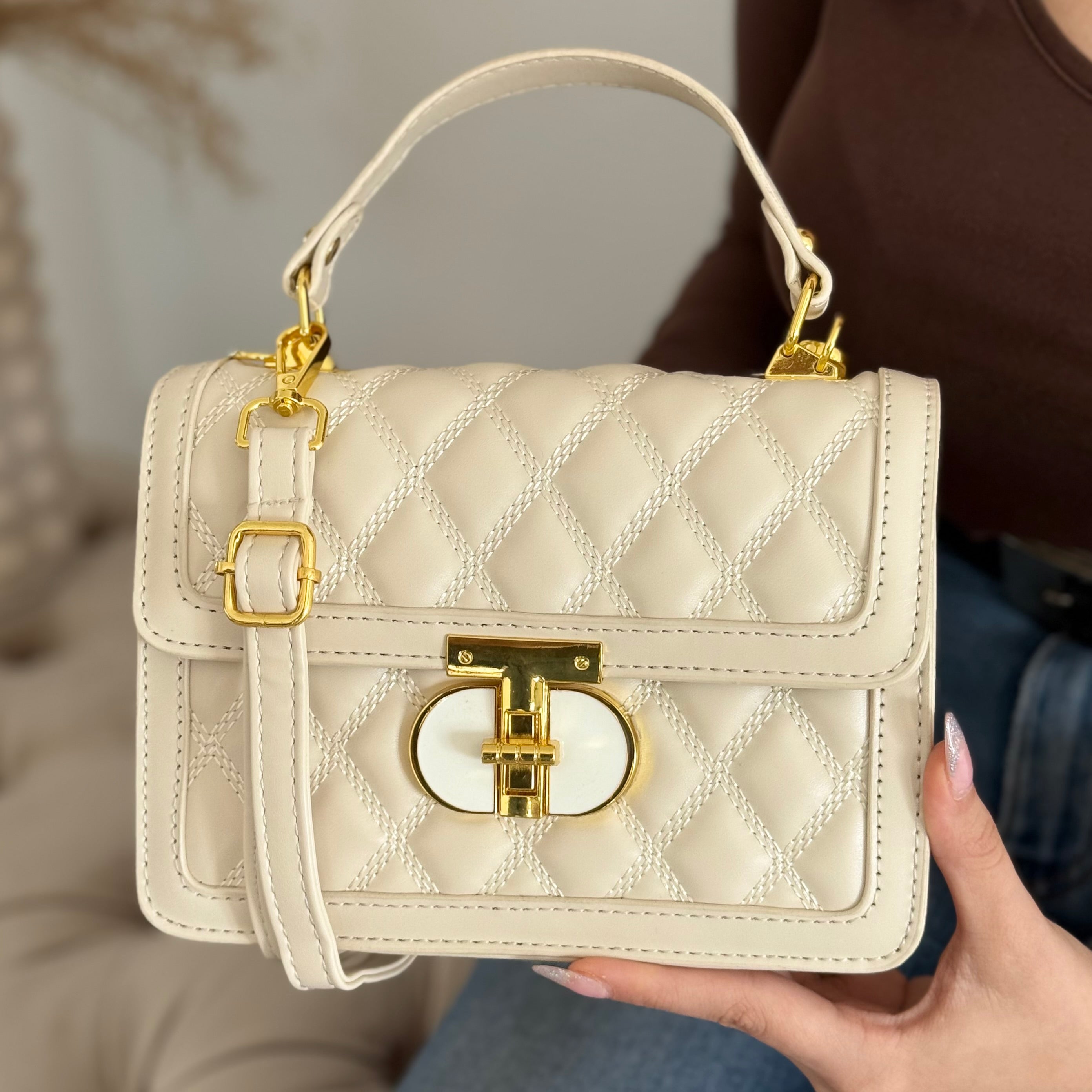 Sac Bandoulière Beige