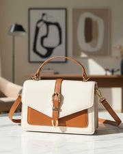 Sac Old Money Camel & White - hkstore