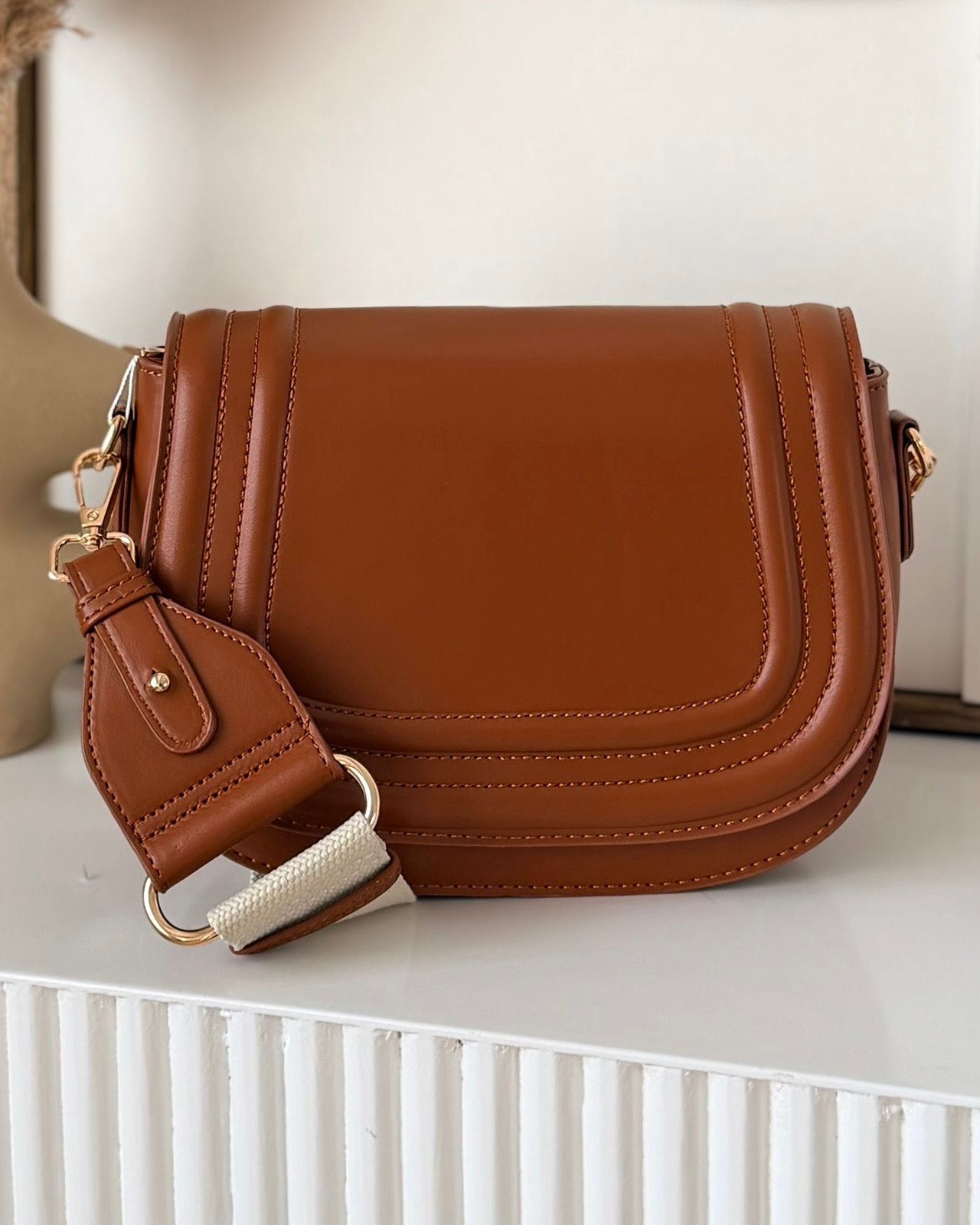 Sac L’iconique selle marron