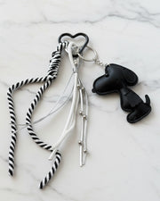 Porte clé Snopy noir