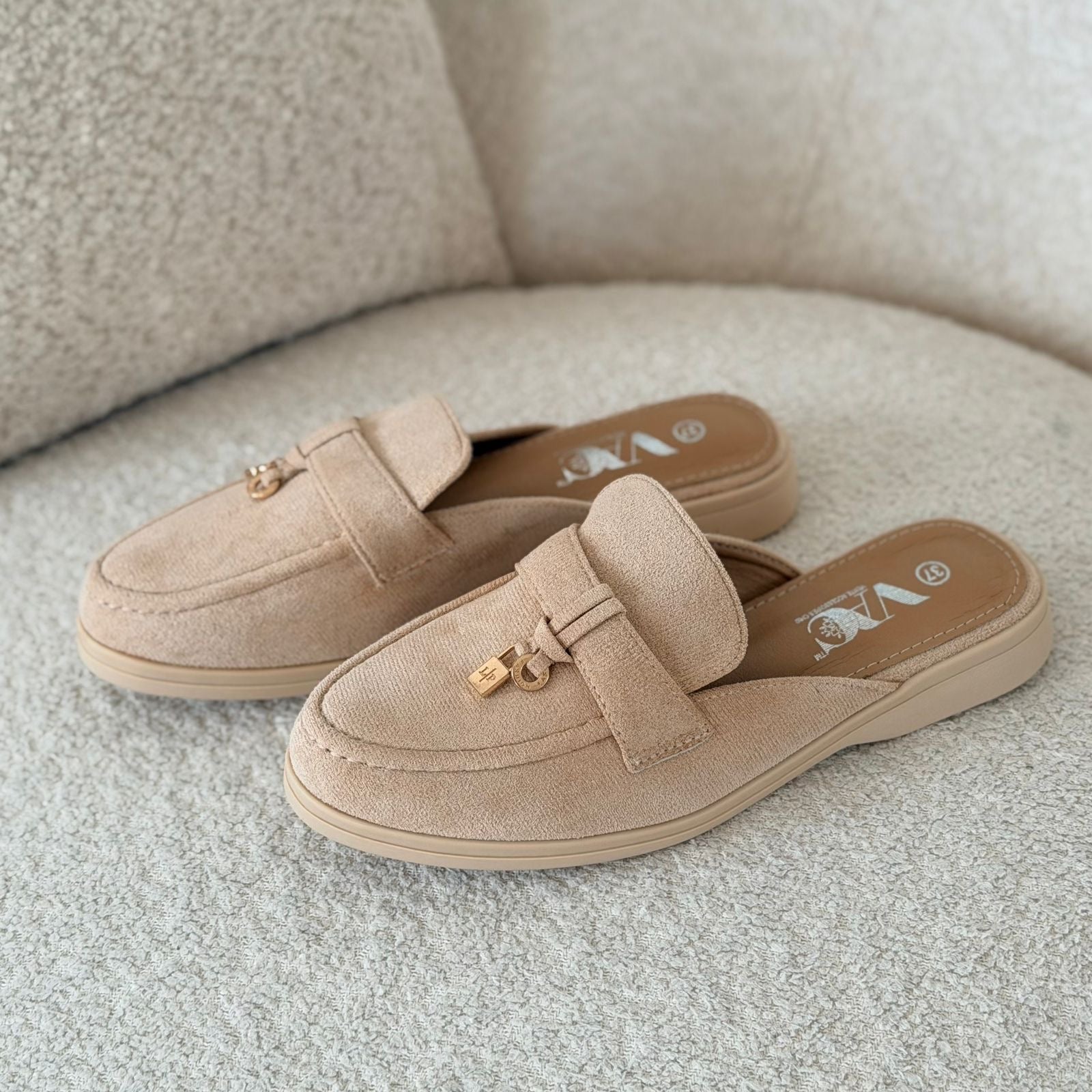 Mules Sahara en velours - hkstore