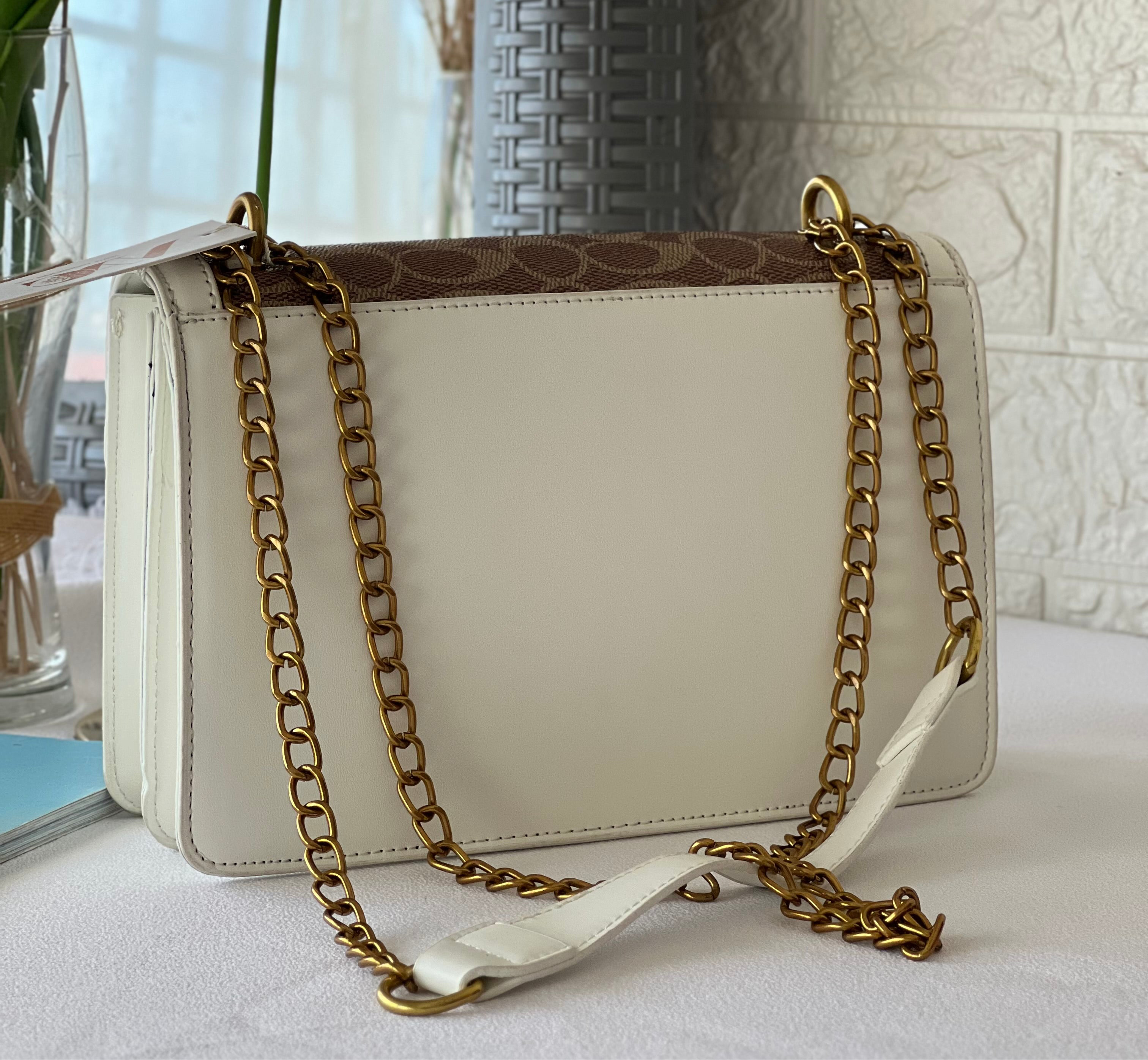 Sac Bandoulière signature Blanc