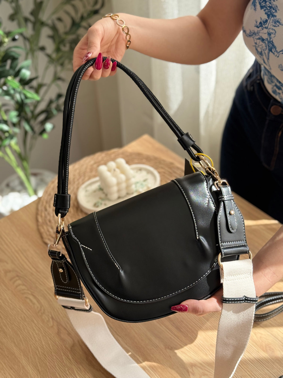 Sac à main  Le Luna Noir