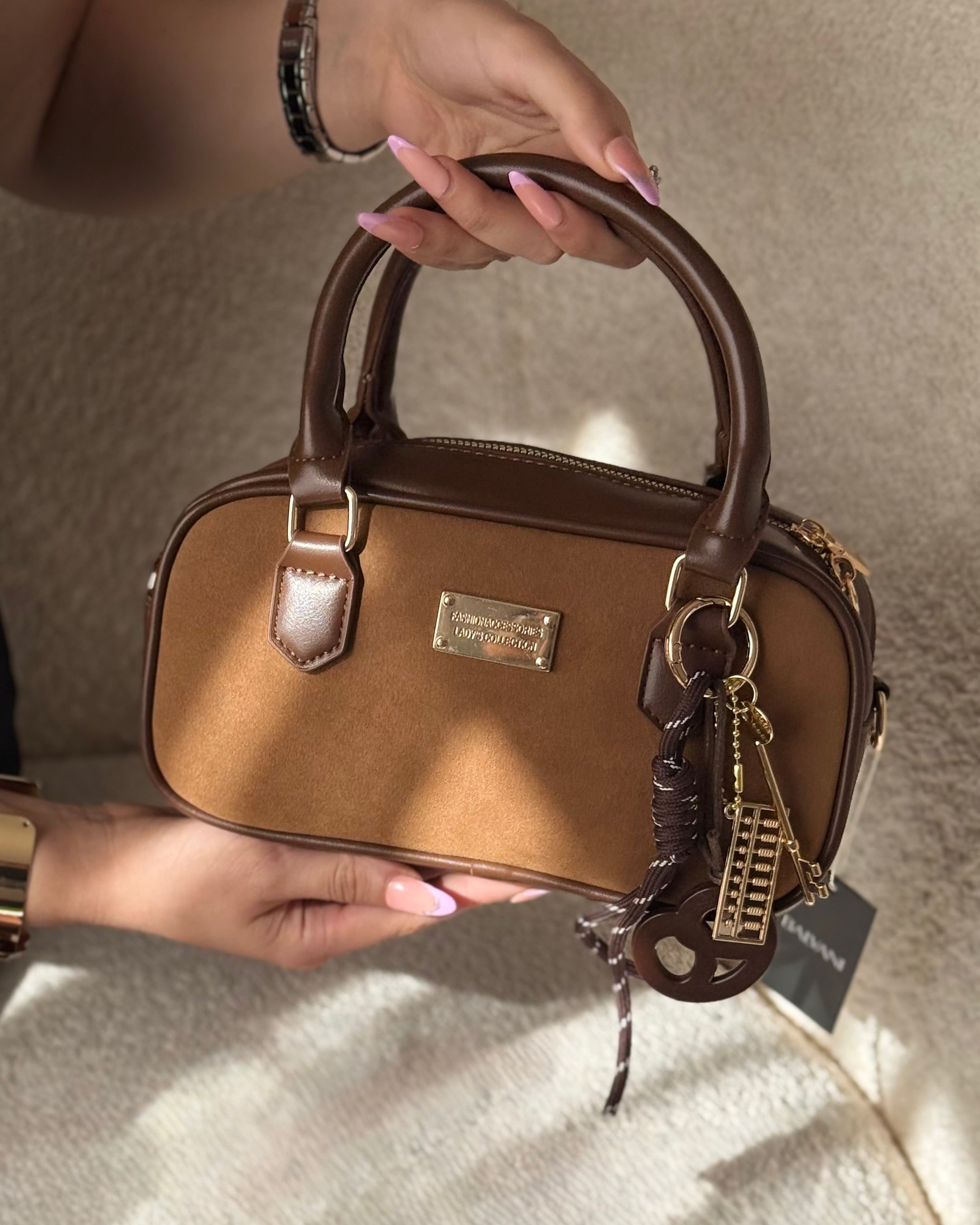 Sac à main lucy Marron