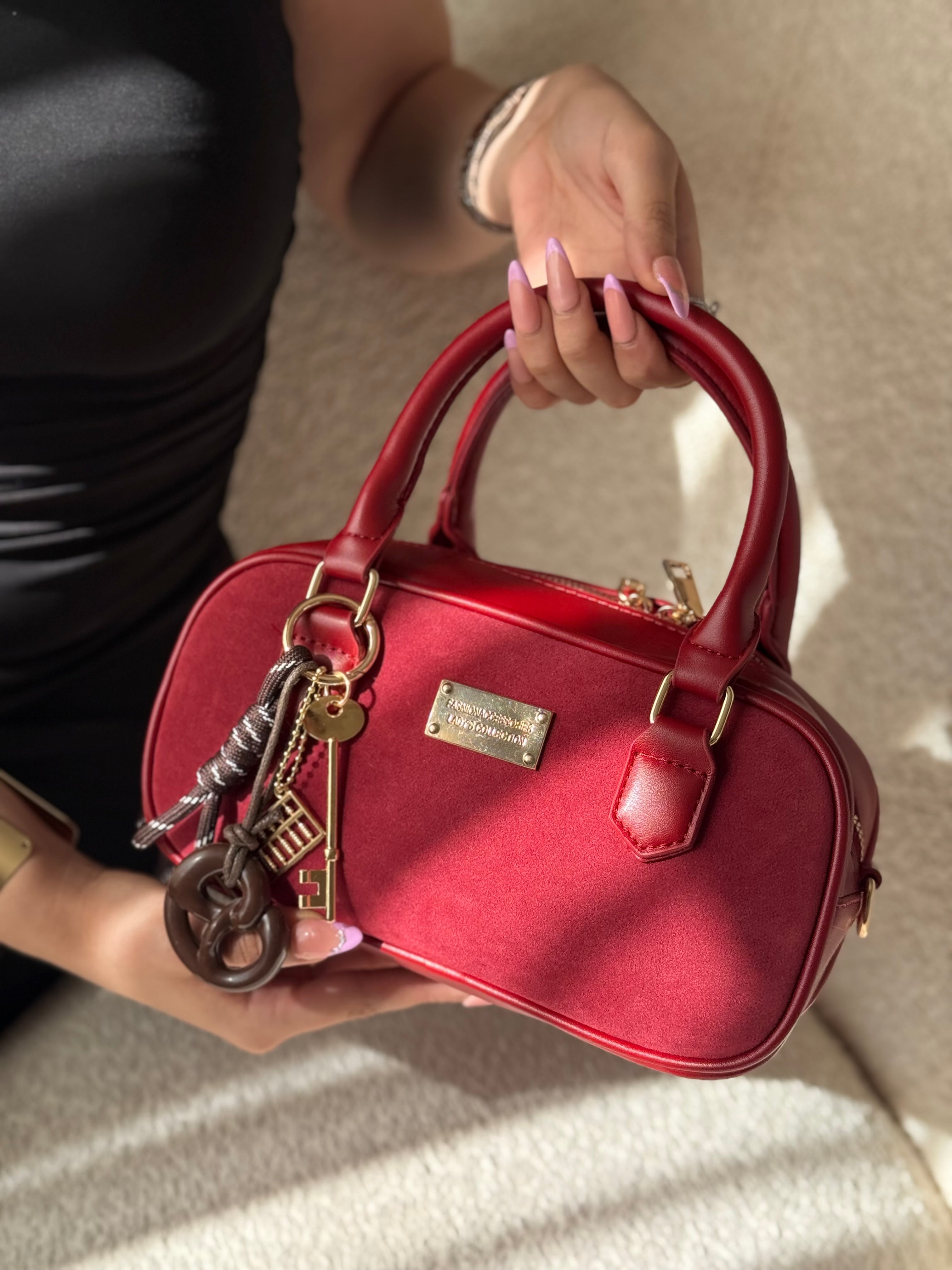 Sac à main lucy Rouge