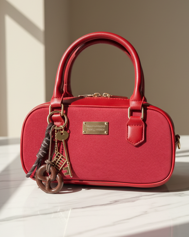 Sac à main lucy Rouge