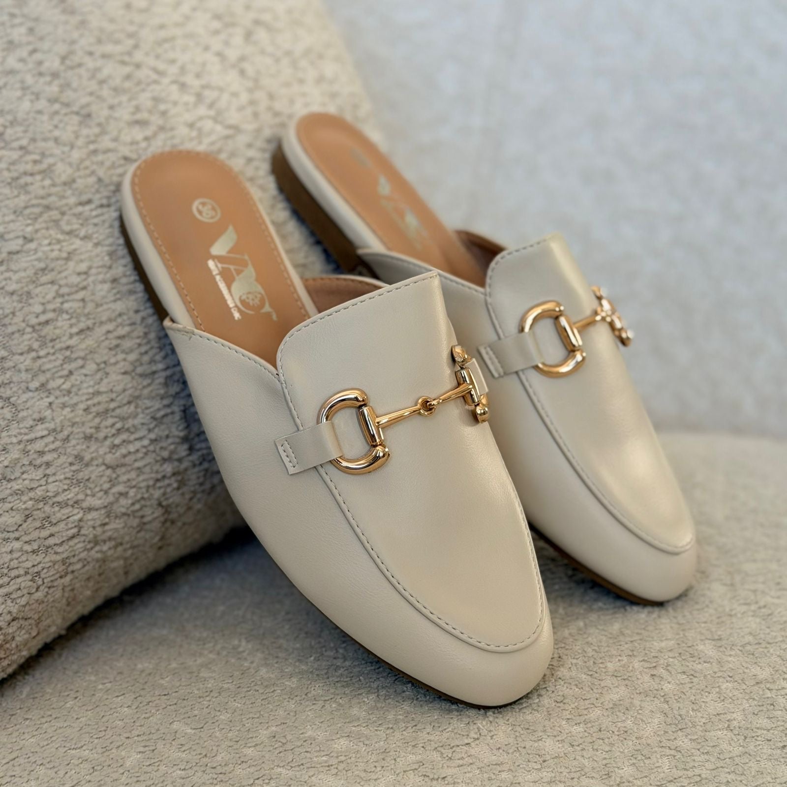 Mules chic gold - hkstore