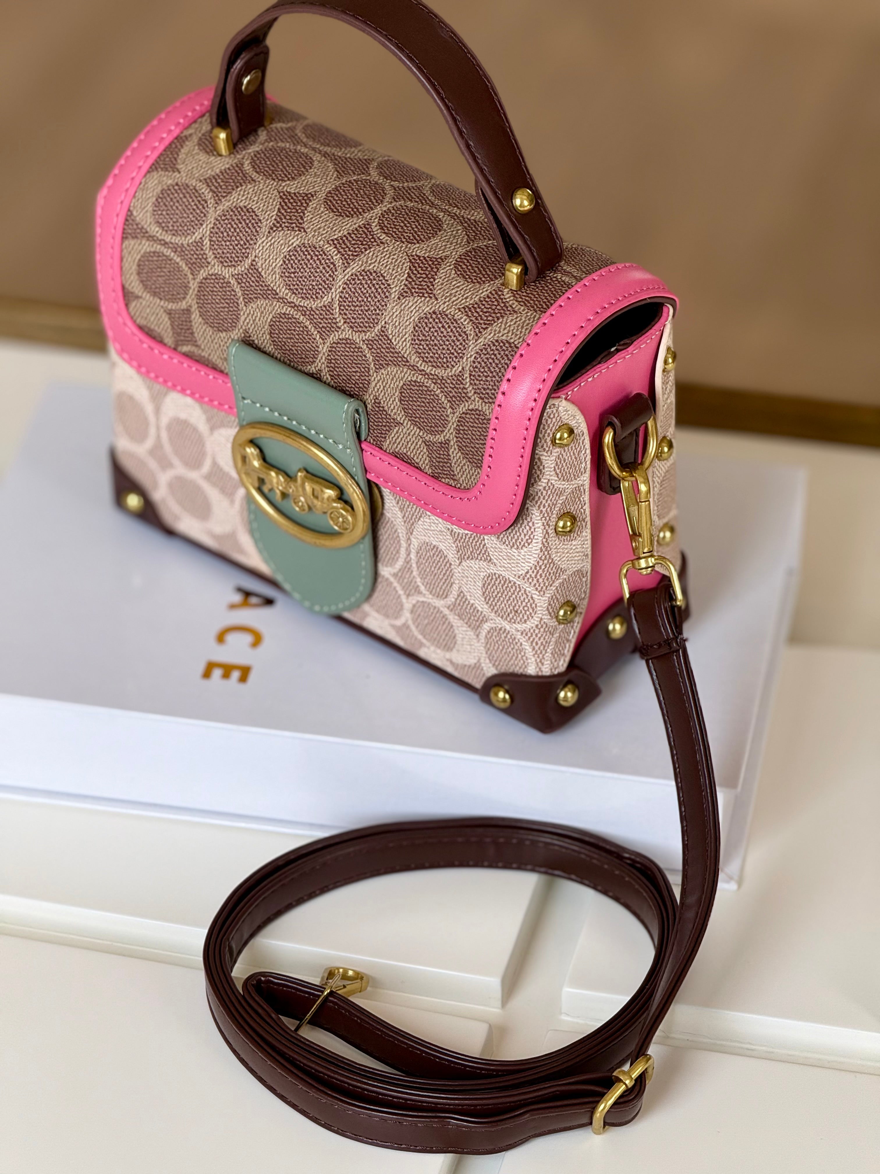 Sac Le Petit Coffret rose - hkstore