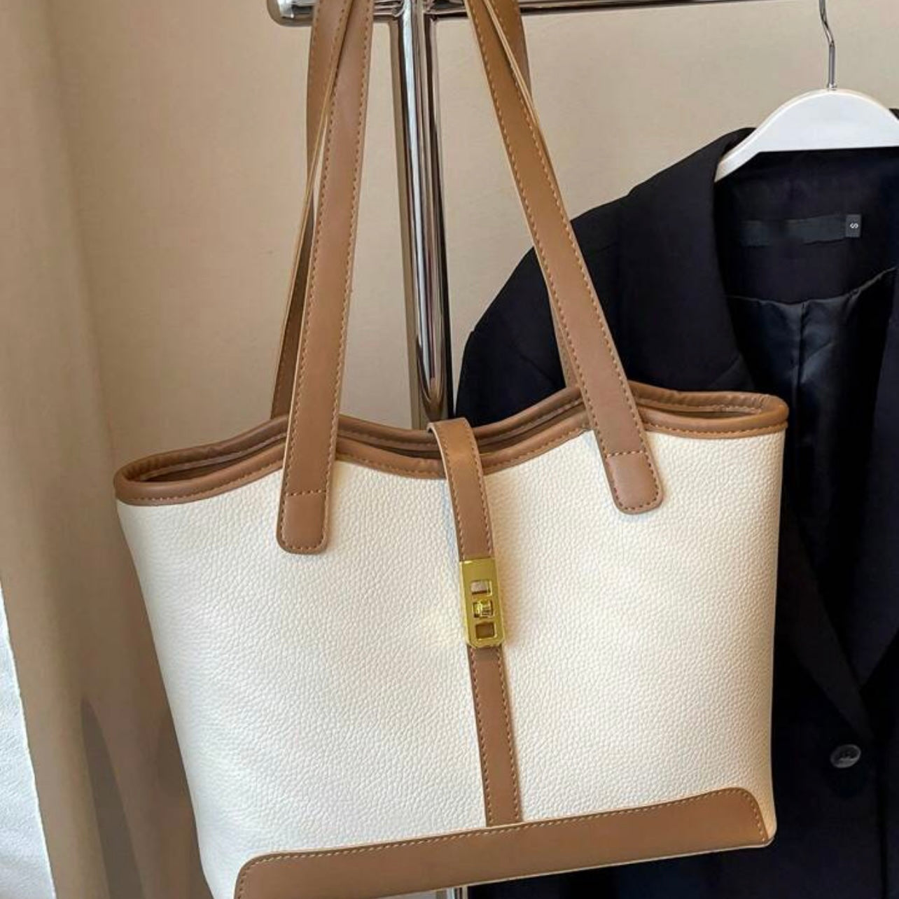 Sac Épaule Beige
