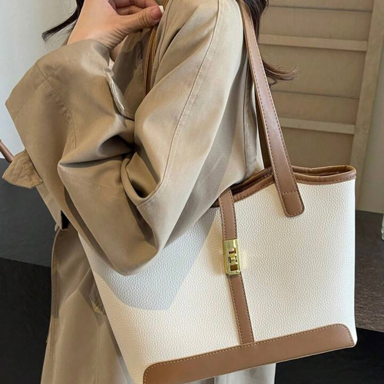 Sac Épaule Beige