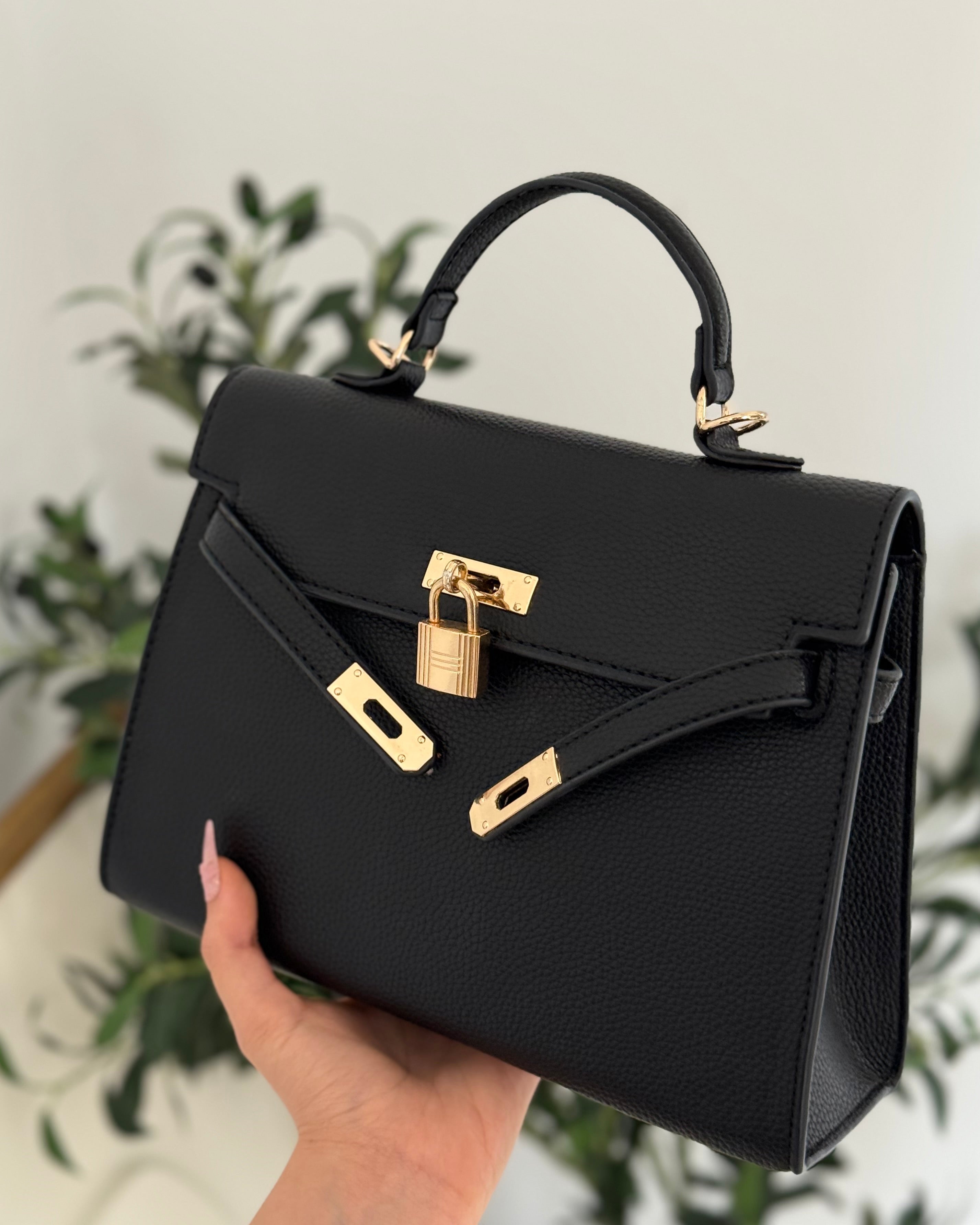 Sac Le Cadenas d'Or Noir - hkstore
