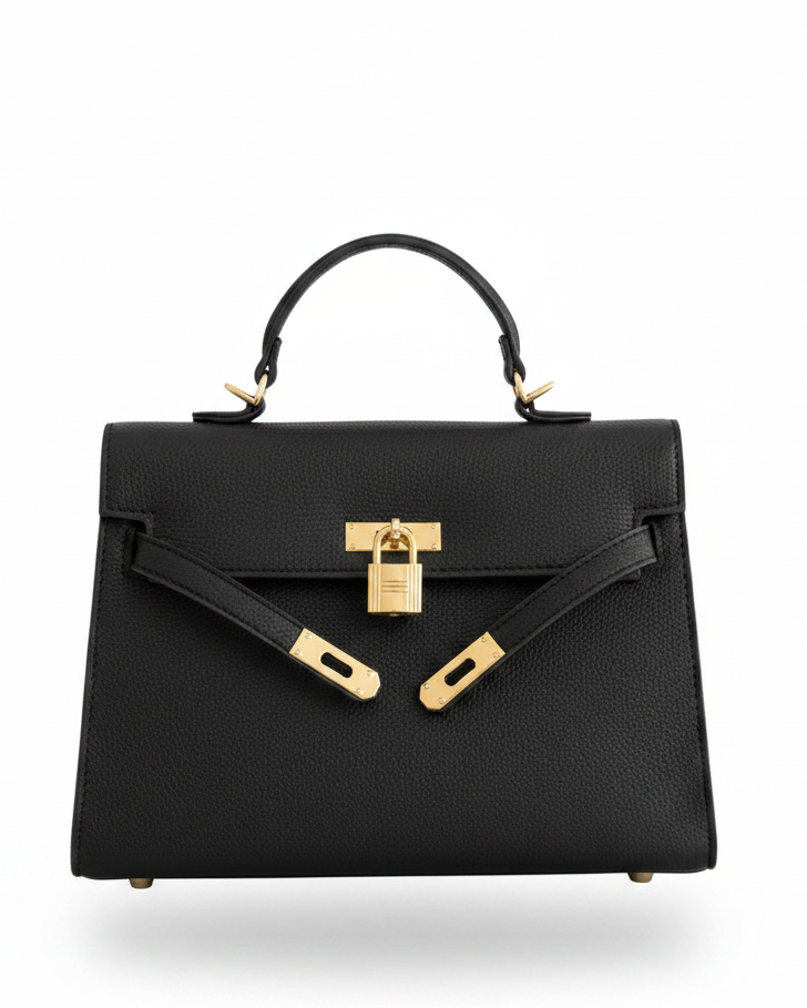Sac Le Cadenas d'Or Noir