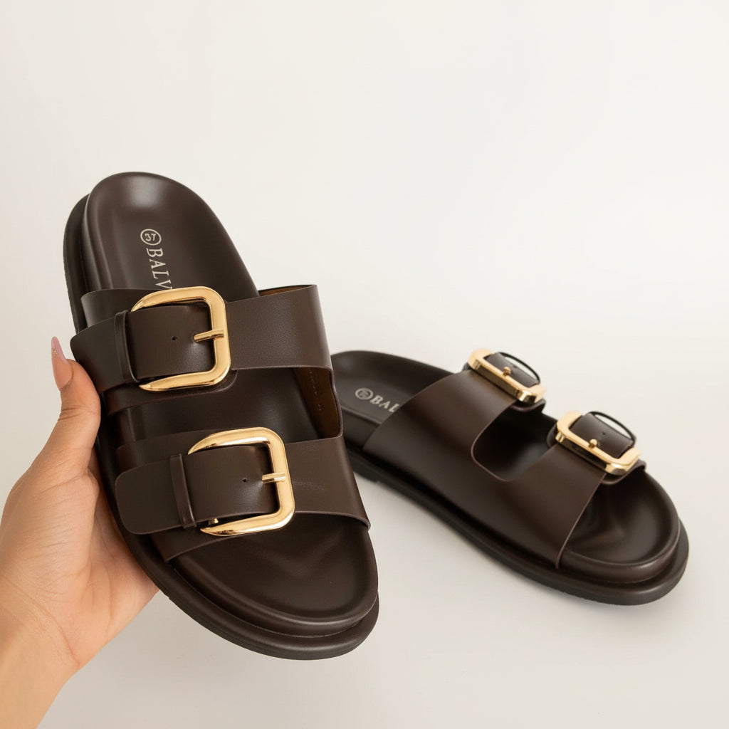 Mules comfort Buckles