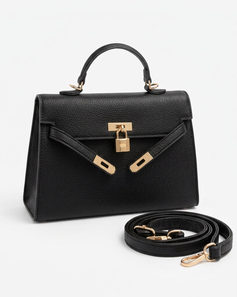Sac Le Cadenas d'Or Noir