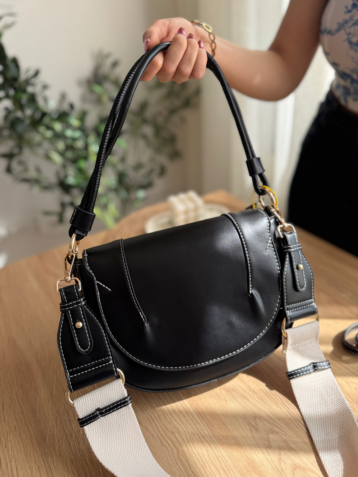 Sac à main  Le Luna Noir