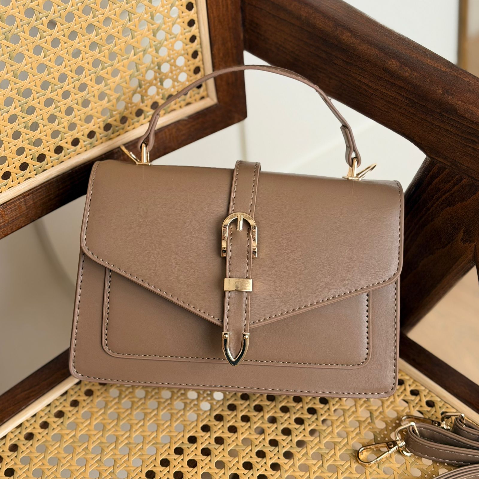 Sac Old Money grège