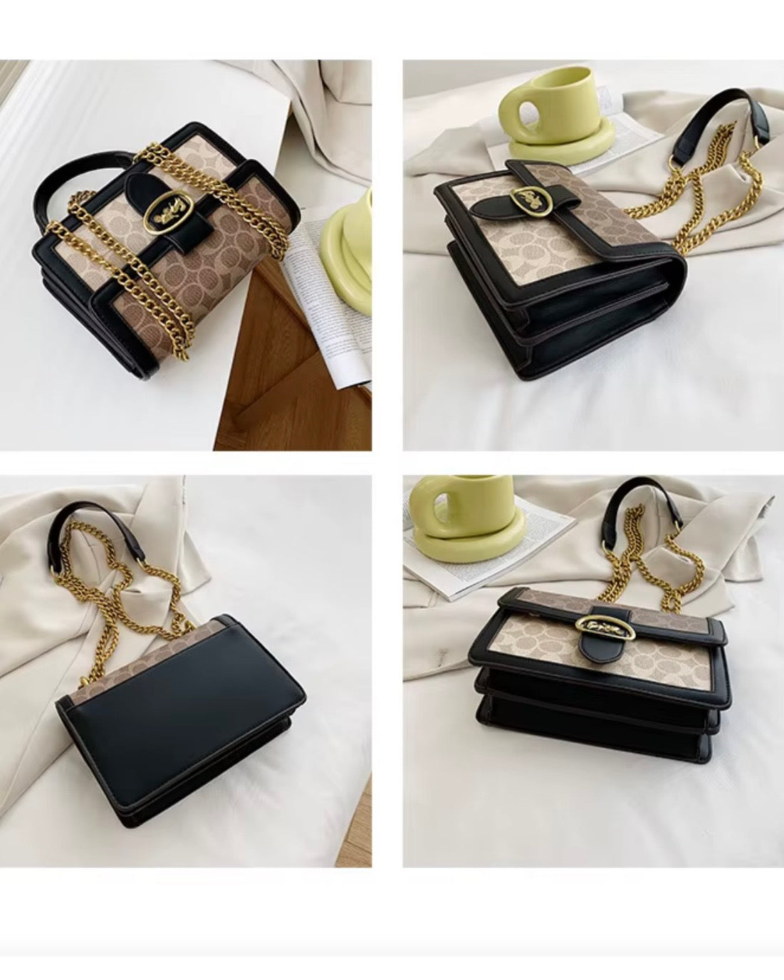 Sac Aura Dorée noir - hkstore
