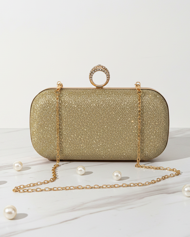 Pochette Soirée gold - hkstore