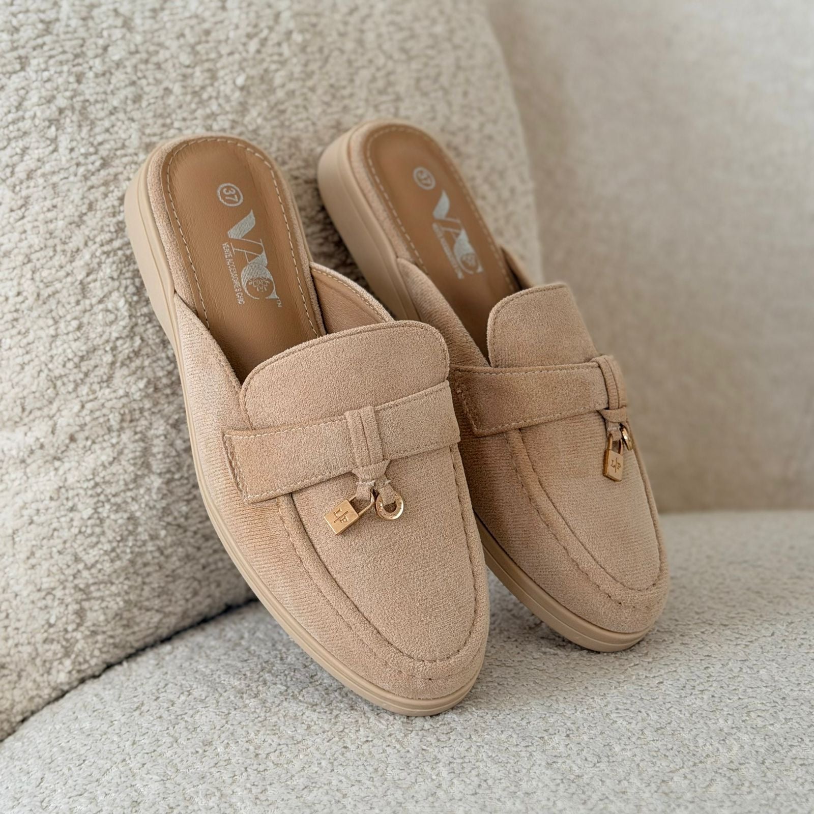 Mules Sahara en velours