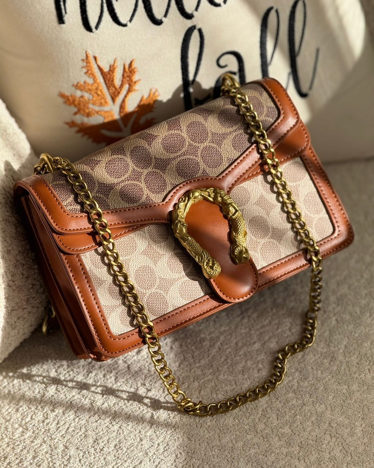 Sac à main Diorama camel