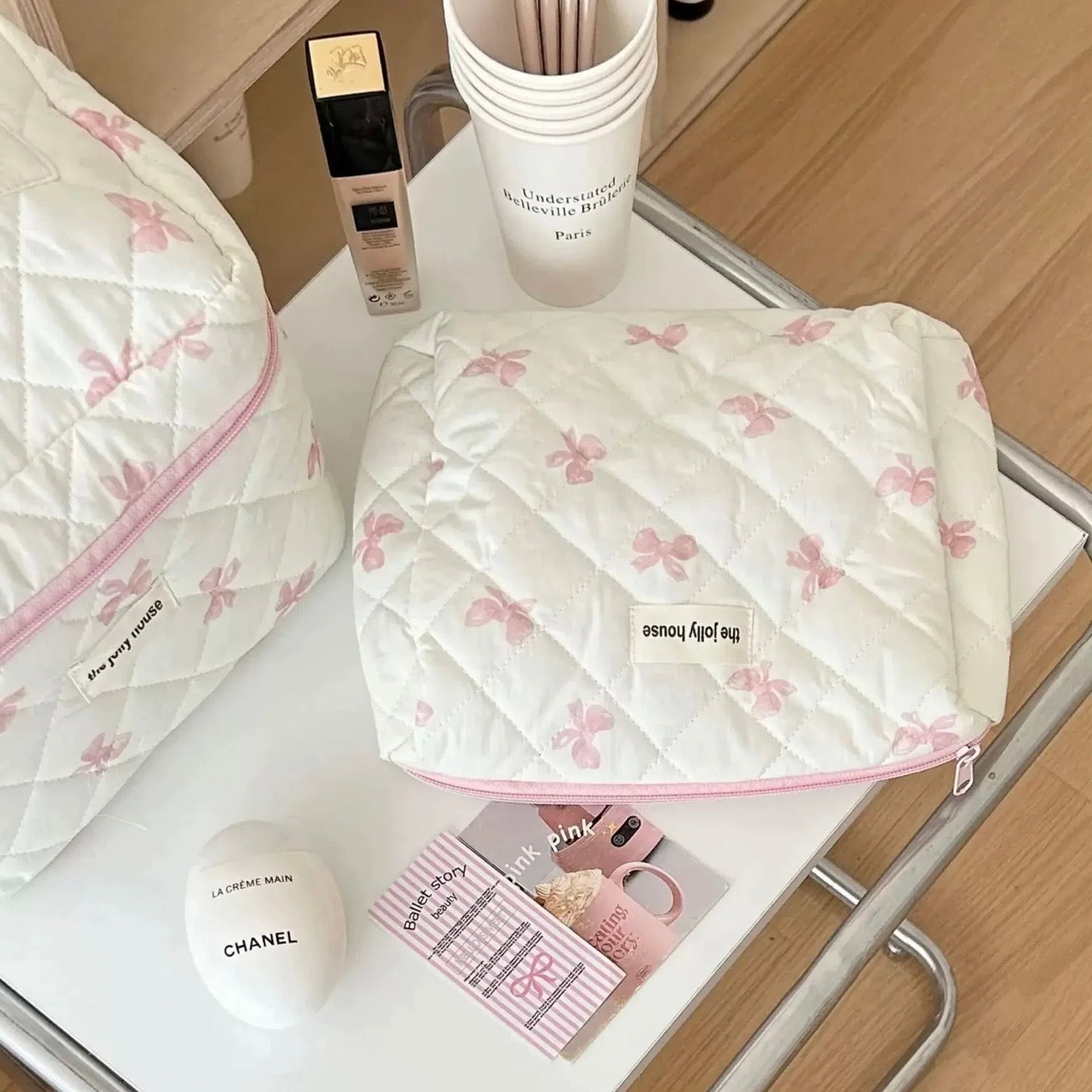 Set de 3 trousses de toilette & maquillage