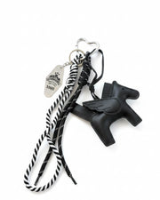 Porte clé cheval 3 noir