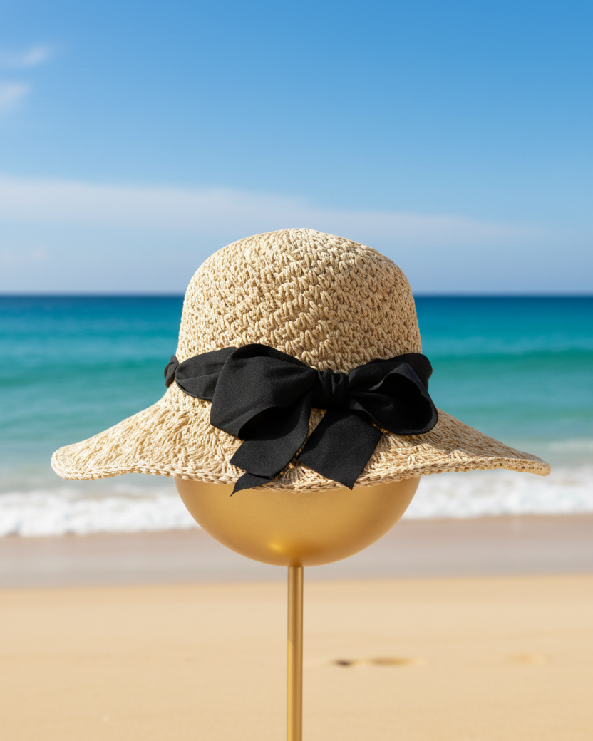 Chapeau noeud Noir
