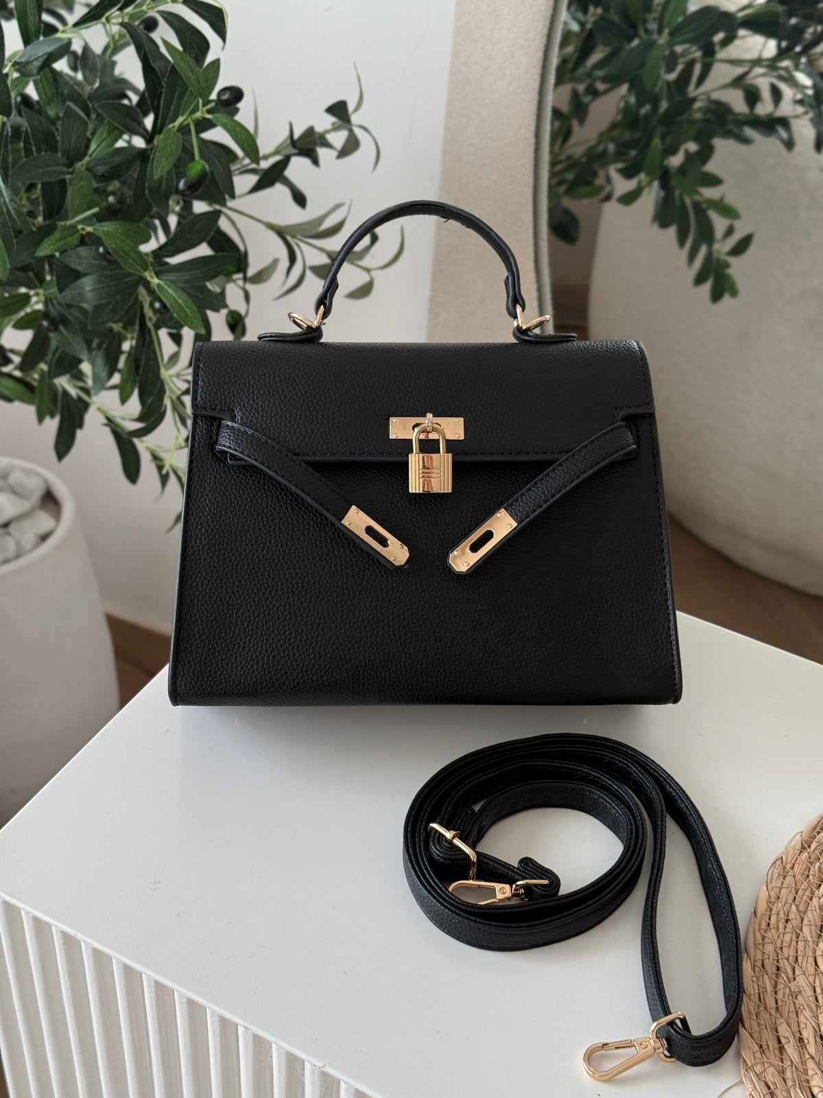 Sac Le Cadenas d'Or Noir