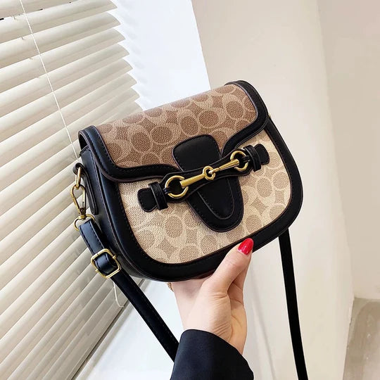 Sac à bandoulière bicolore