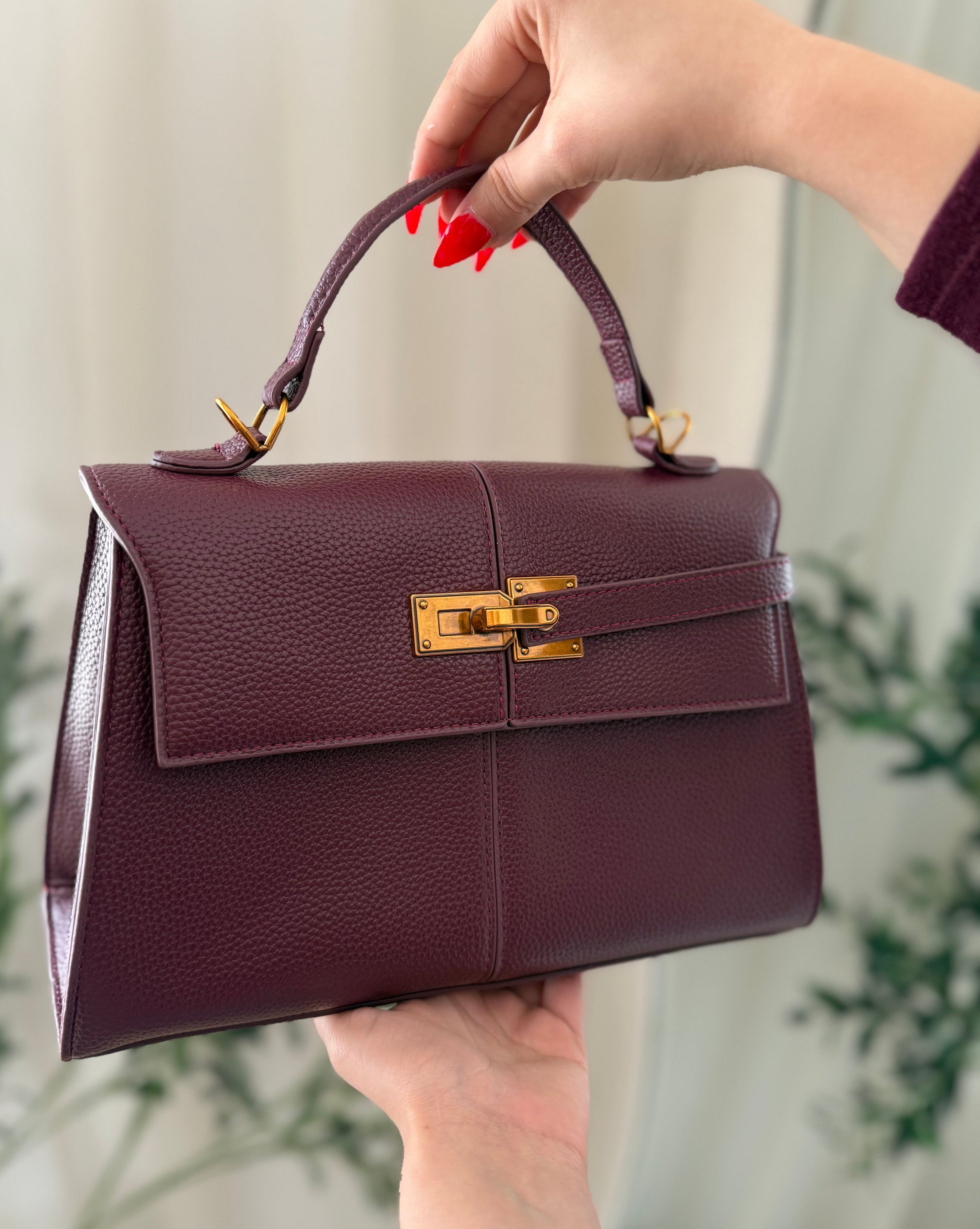 Vintage bag burgundy - hkstore