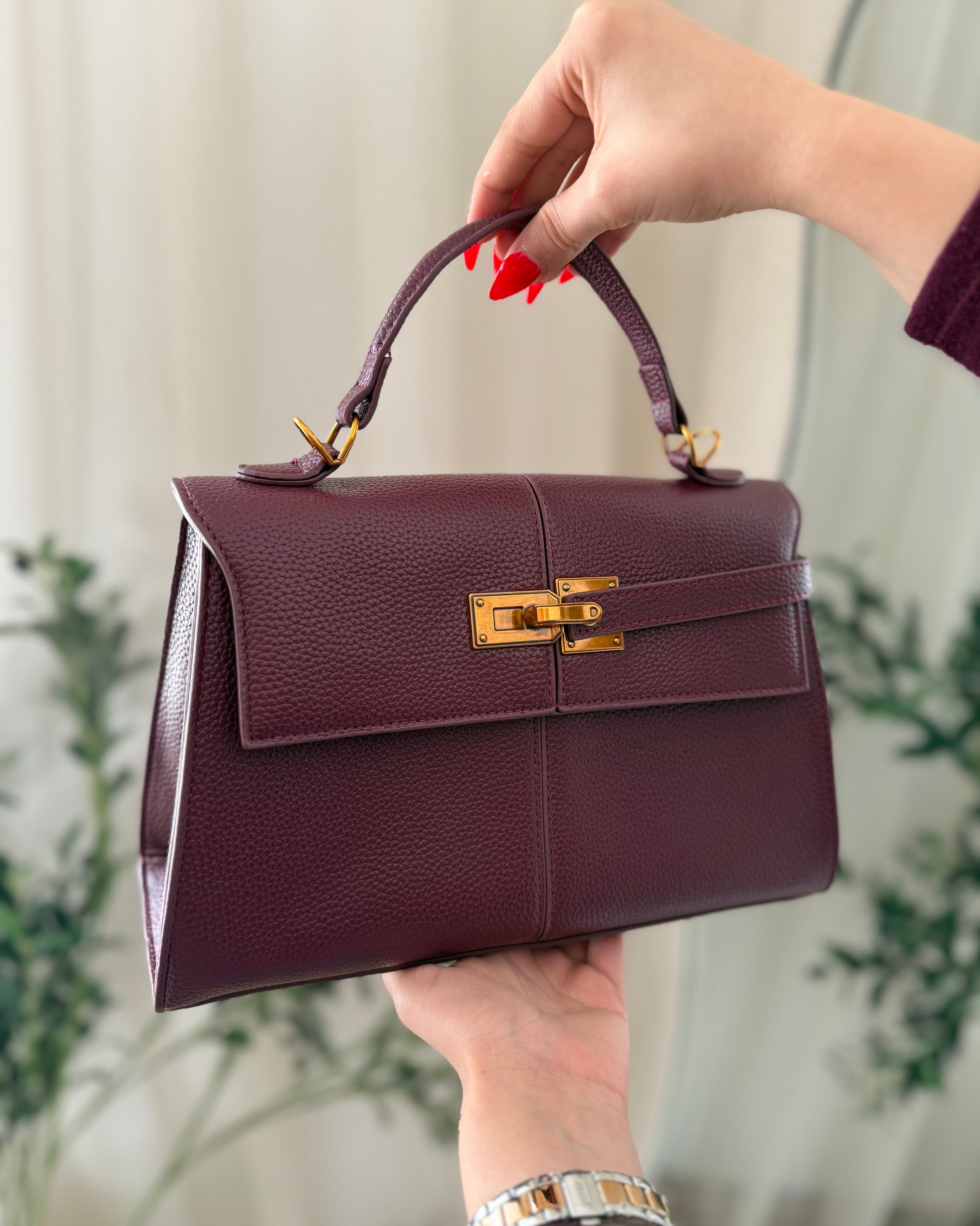 Vintage bag burgundy - hkstore