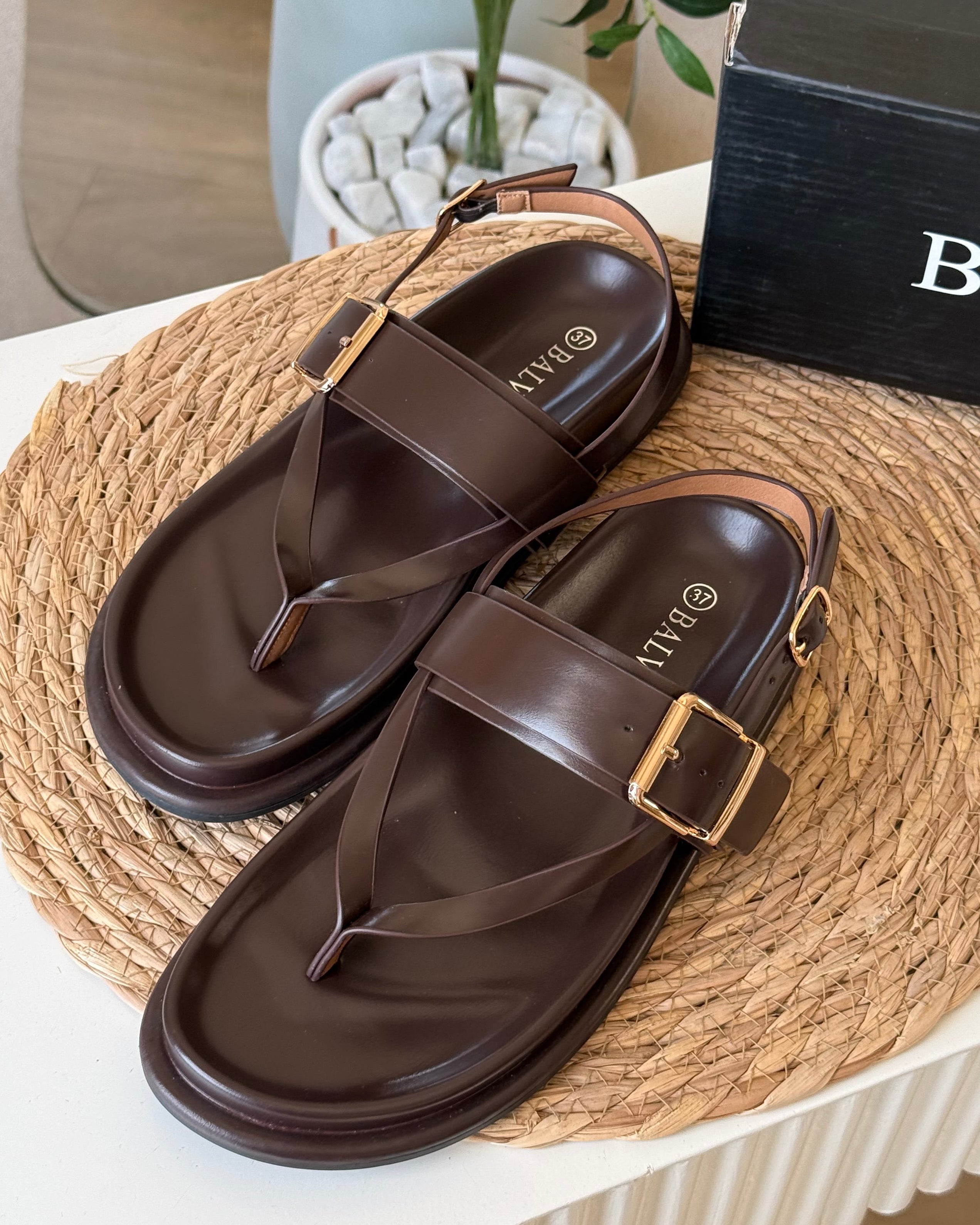 Sandales Portofino Marron
