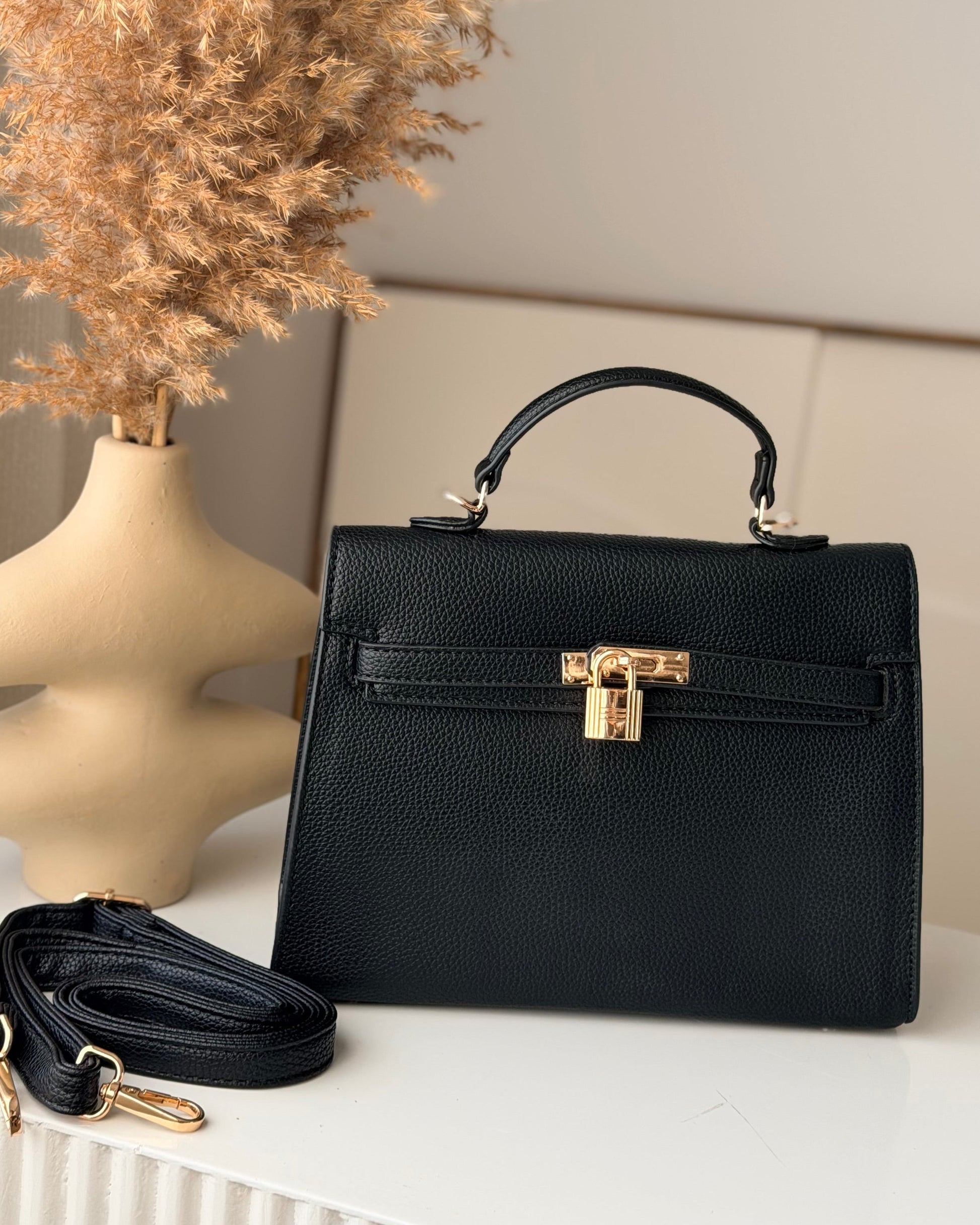 Sac Le Cadenas d'Or Noir - hkstore