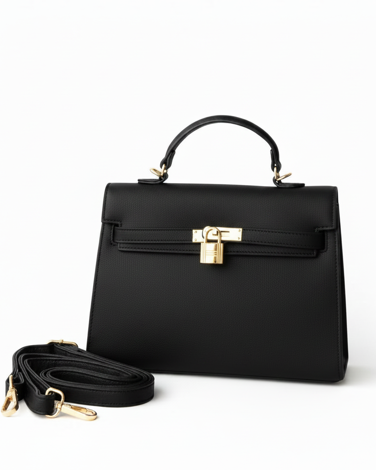 Sac Le Cadenas d'Or Noir