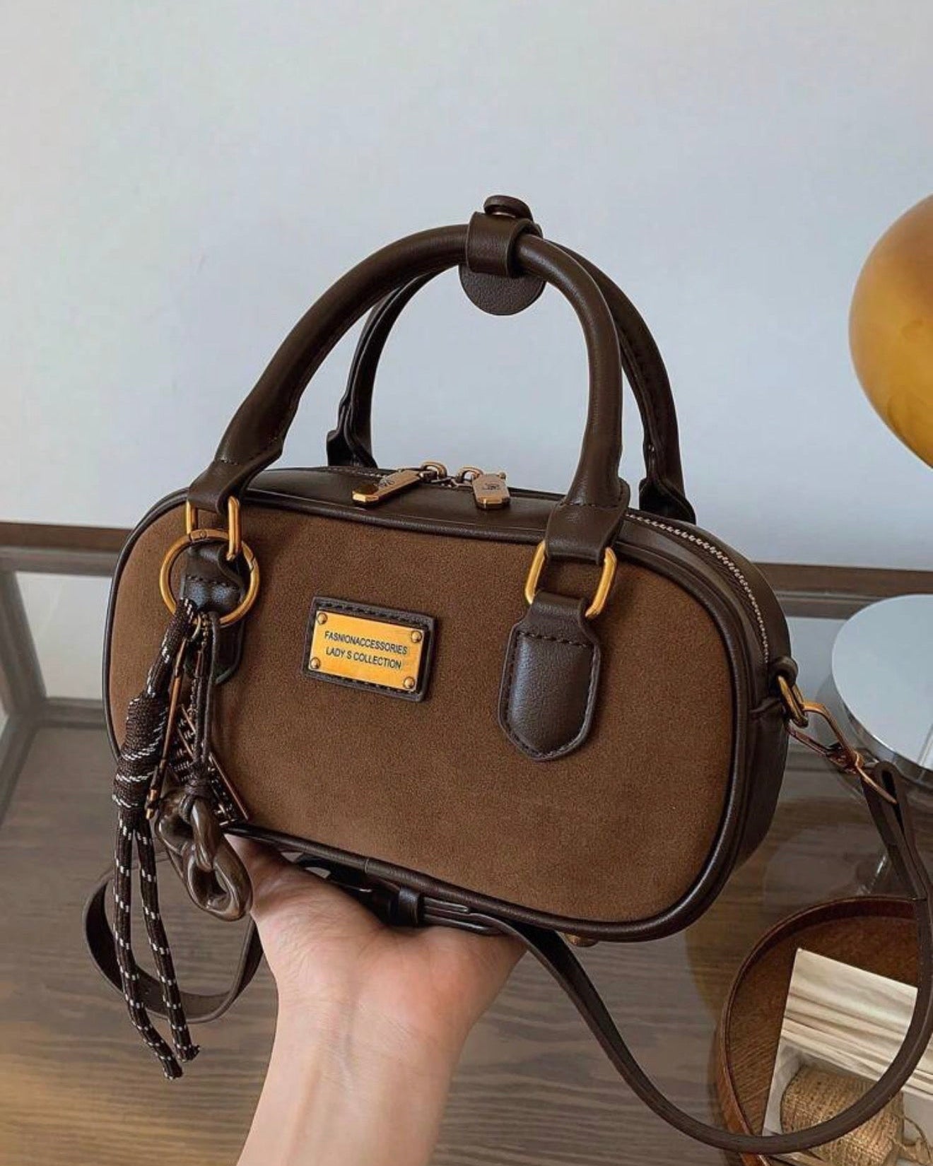 Sac à main lucy Marron