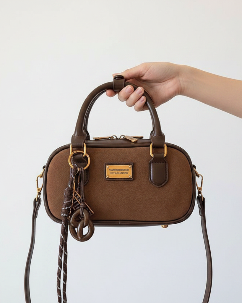 Sac à main lucy Marron