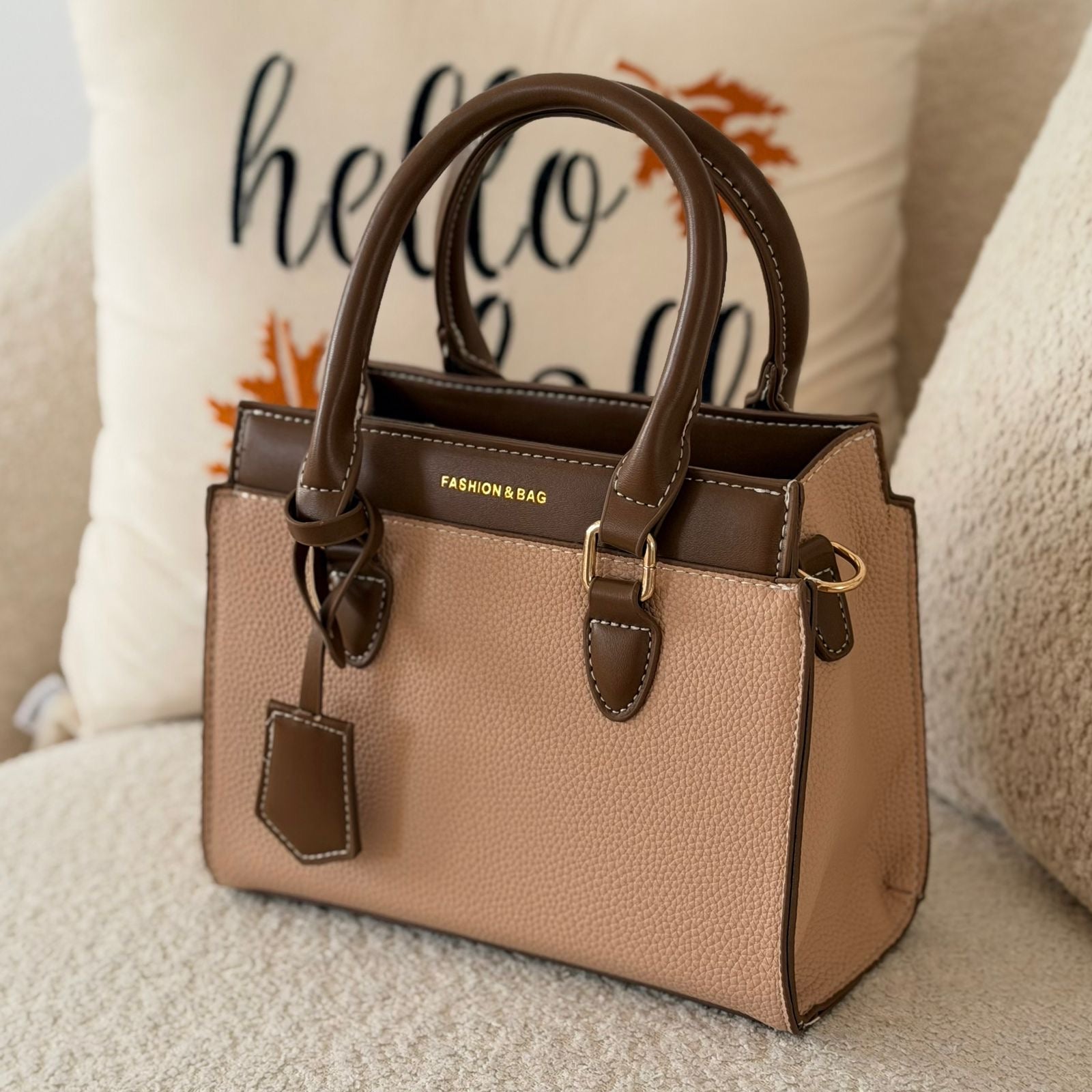 Sac à main beige rosé - hkstore