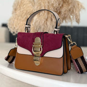 Sac à Bandoulière Cube Burgundy