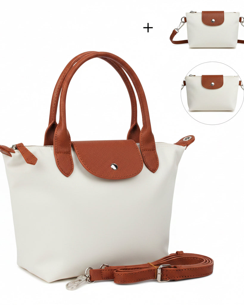 Sac a bandoulière +Mini-Pochette  banc