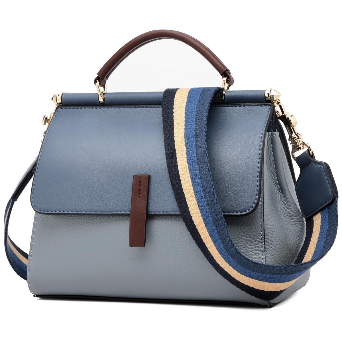 Sac à Double Bandoulière bleu