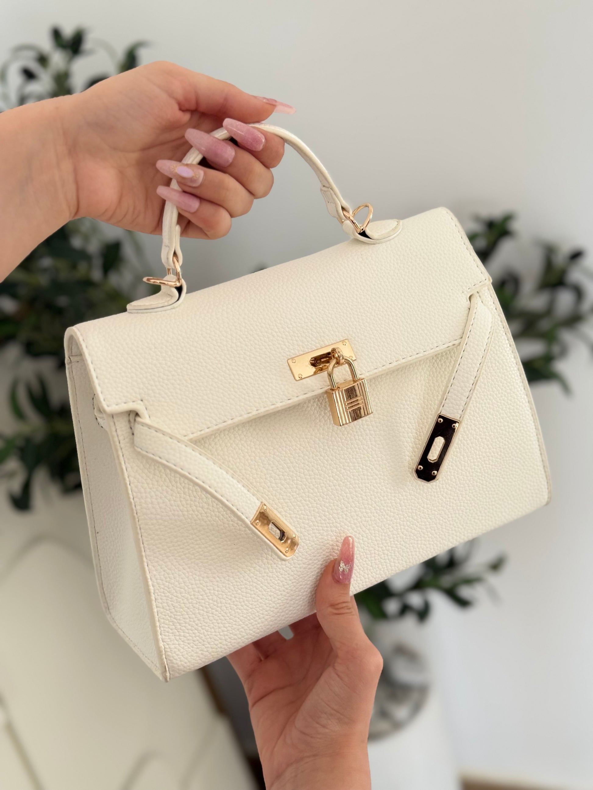 Sac Le Cadenas d'Or blanc - hkstore