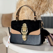 Sac à Bandoulière Cube Noir
