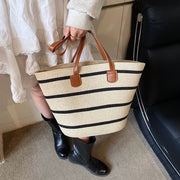 Sac Couffin – Straw Shoulder Bag