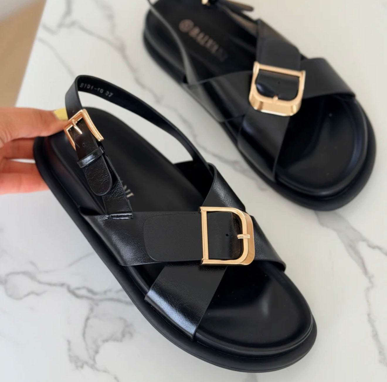 Sandales lucy Noir