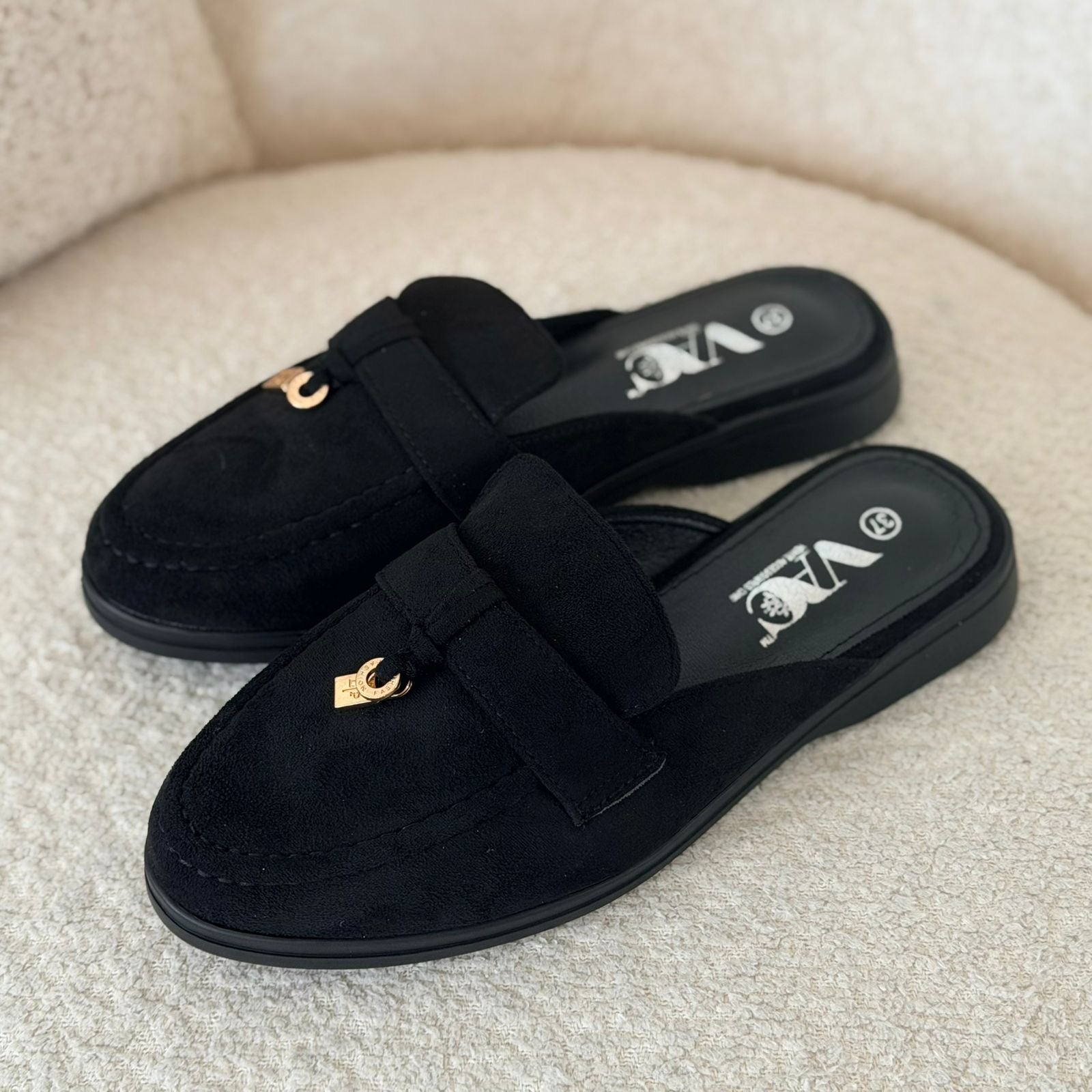 Mules Sahara en velours