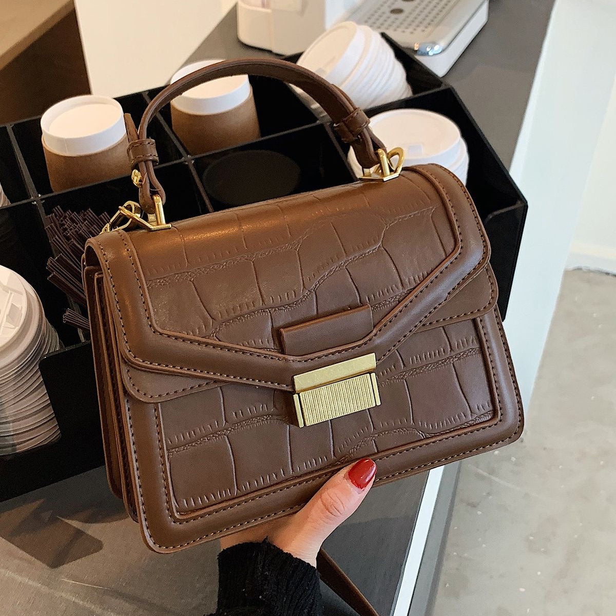 Sac vintage marron - hkstore