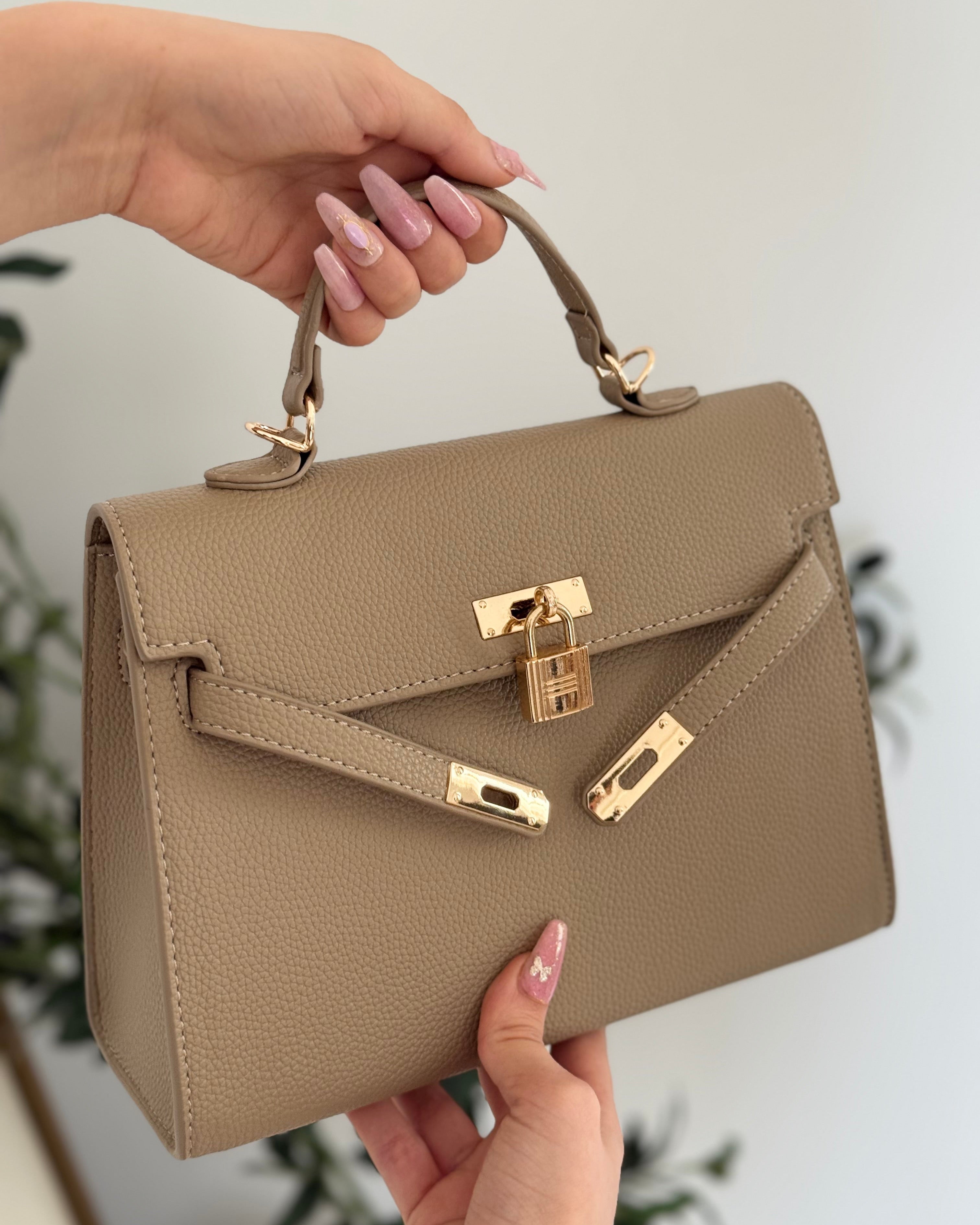 Sac Le Cadenas d'Or grège - hkstore