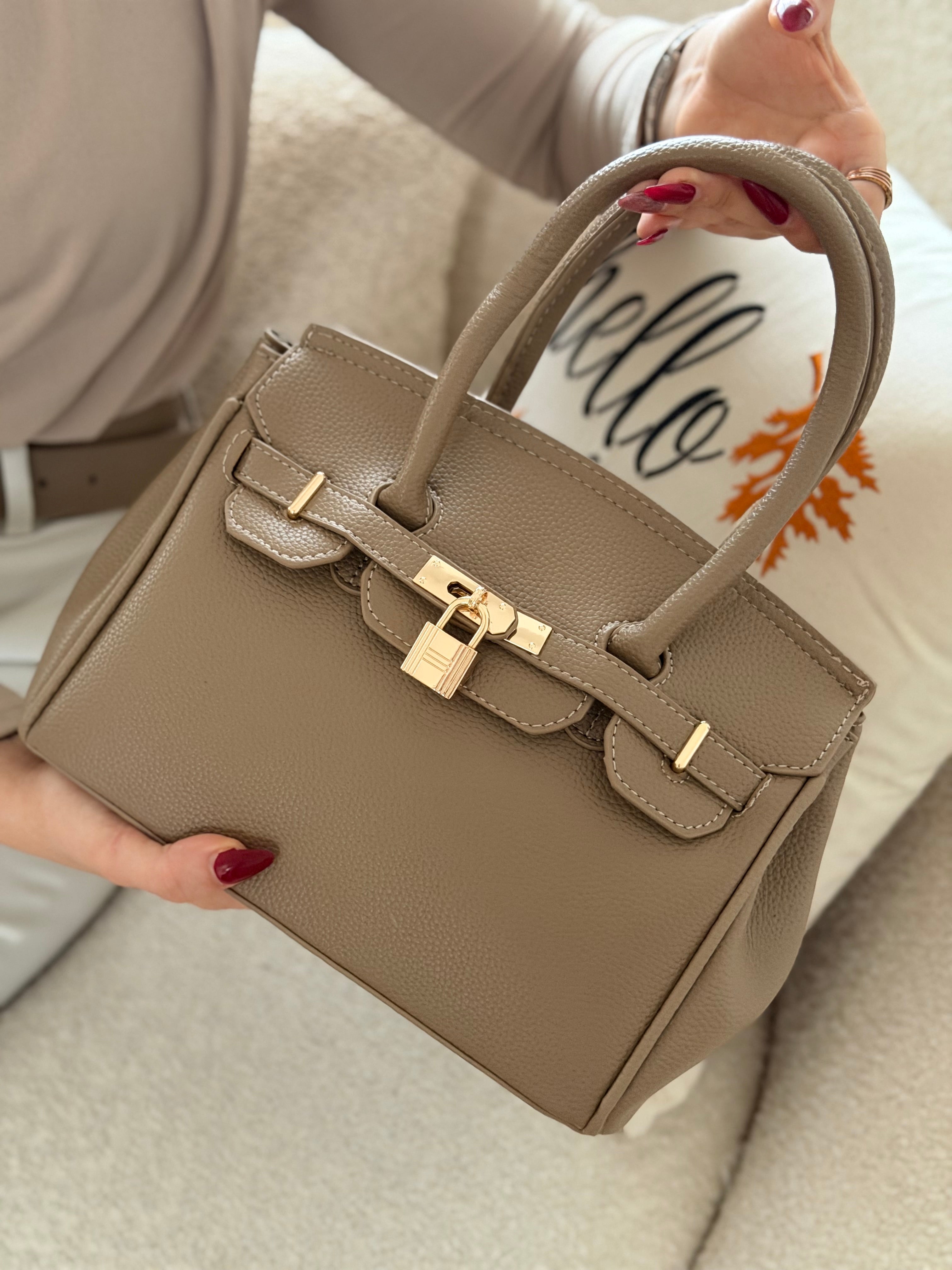 Sac à  main l’iconique Taupe grège - hkstore