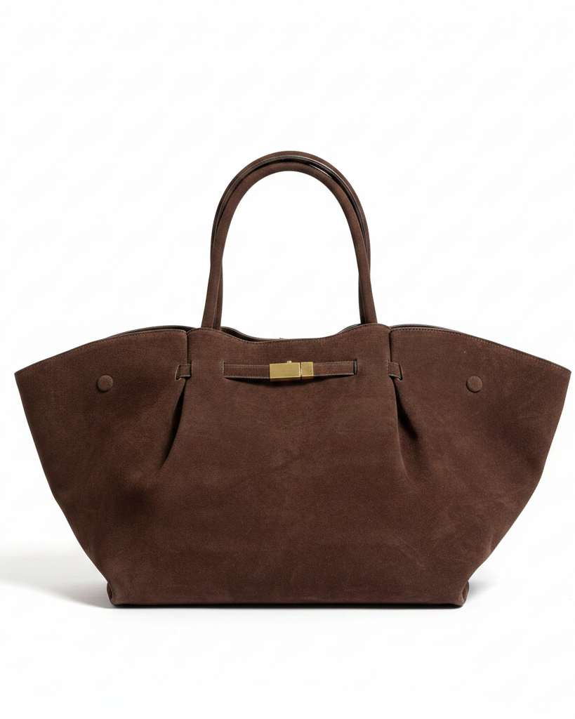 Sac à main Le Sublime Daim Dark Brown
