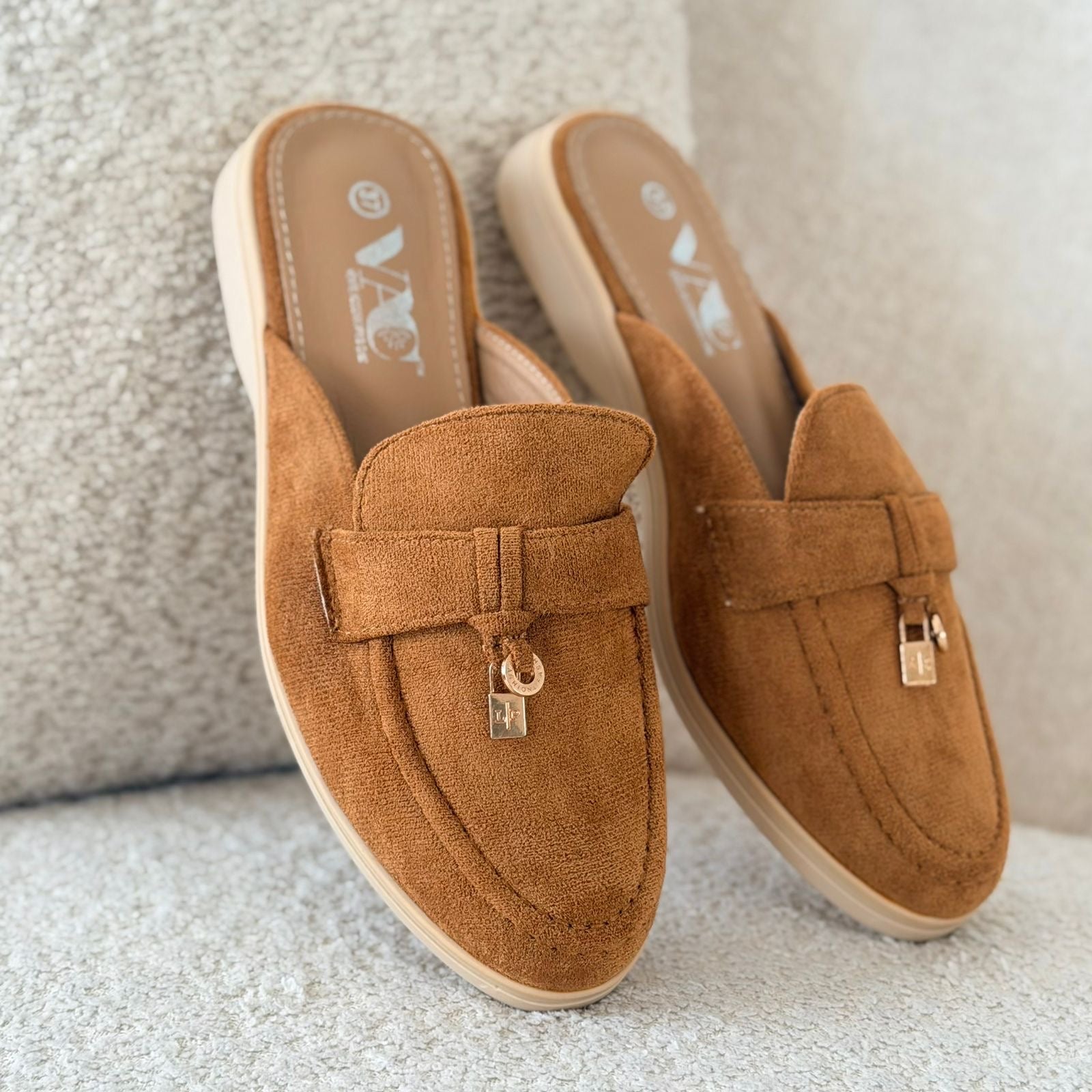 Mules Sahara en velours